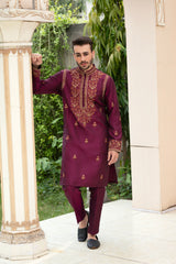 Burgundy Kurta Pajam