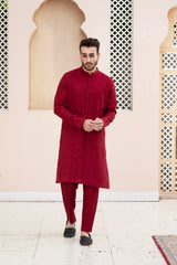 Red Kurta Pajam